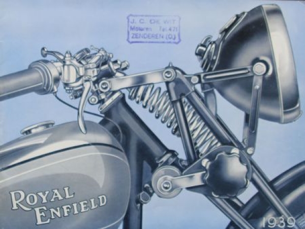 Royal Enfield Modelprogram 1939 Motorbikebrochure (7087)